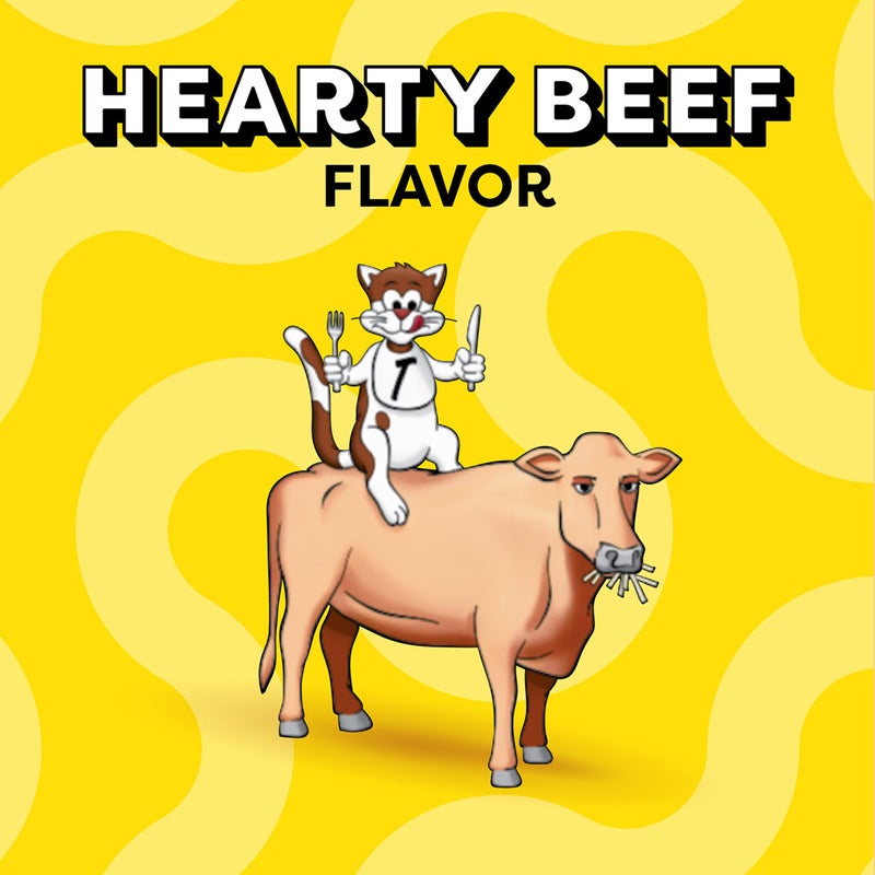 Temptations Classic Crunchy and Soft Cat Treats Hearty Beef Flavor, 6.3 oz. Pouch (Pack of 10) - Image 4